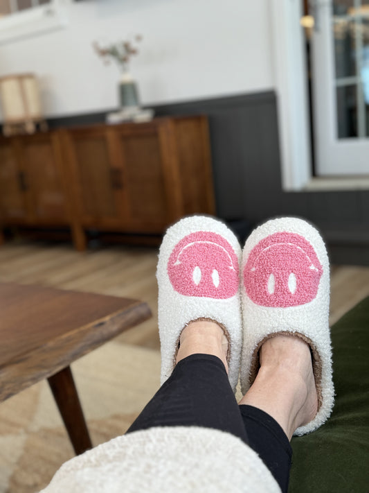 Melody Smiley Face Slippers